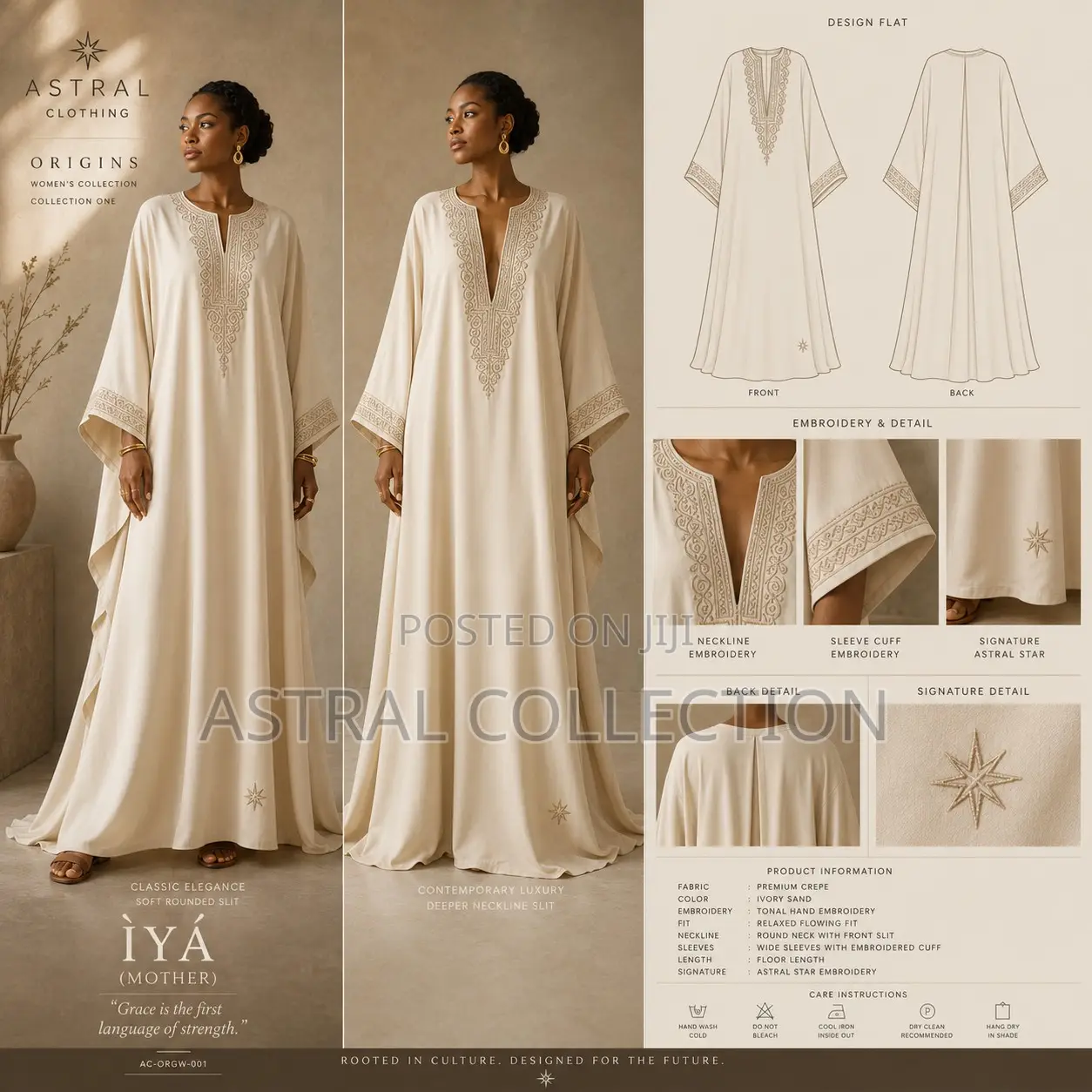 Women’s Luxury Kaftan, Kimono Abaya | Astral ORIGINS