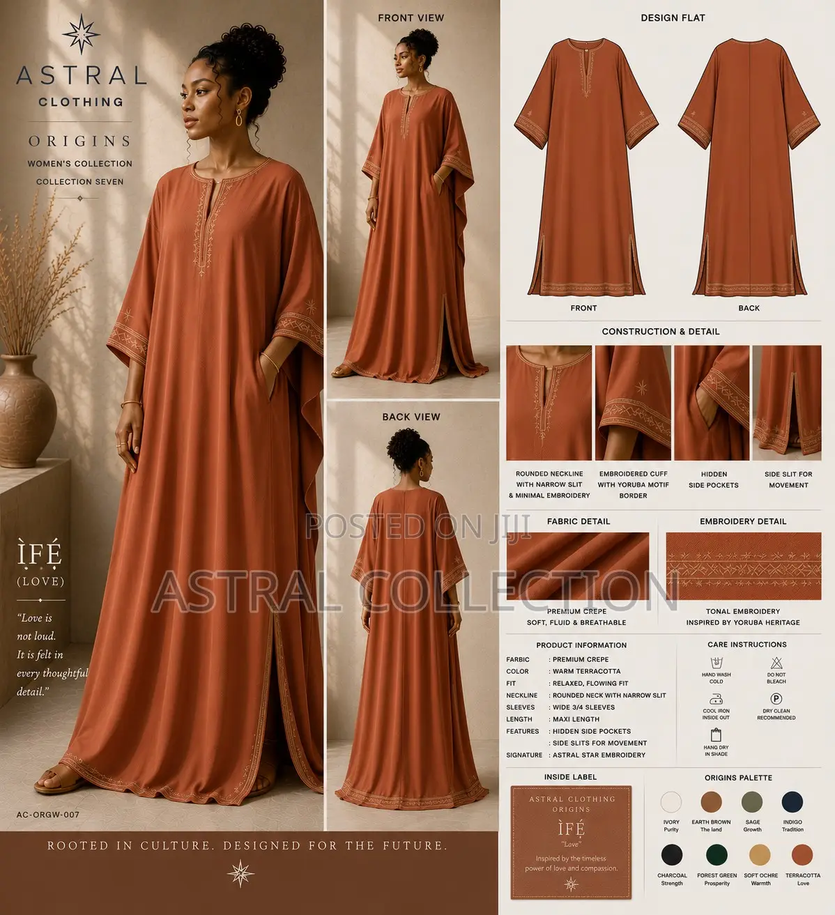Women’s Luxury Kaftan, Kimono Abaya | Astral ORIGINS