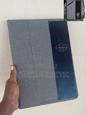 Elegant Restaurant Menu Folder / Holder (Menu Book)