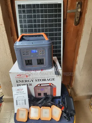 350W Portable Electricity Backup With Solar Panel