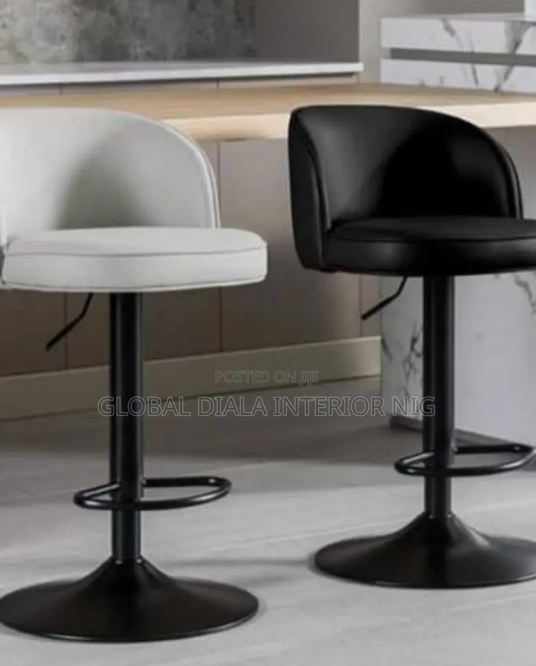 Modern Adjustable Swivel Bar Stools