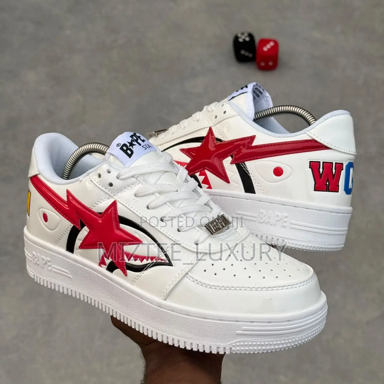 A Bathing Ape Sta Low Shark Sneakers