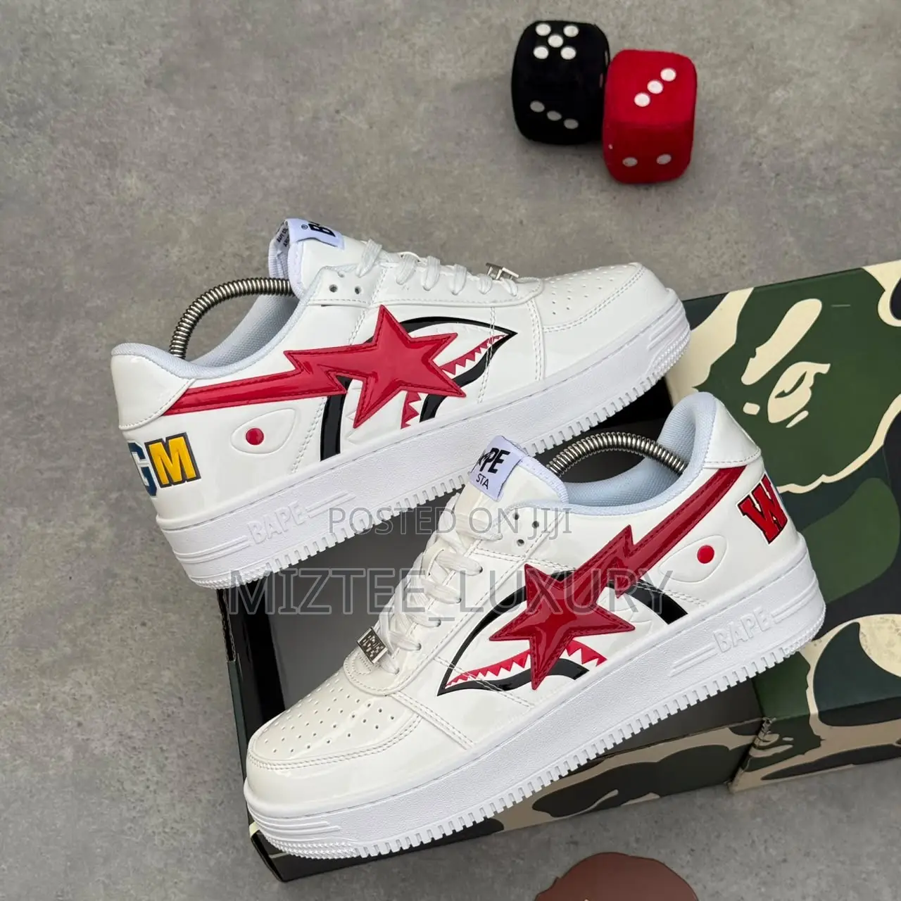 A Bathing Ape Sta Low Shark Sneakers