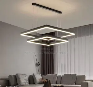 Anasyl Modern Multi-Tier Geometric LED Pendant Light