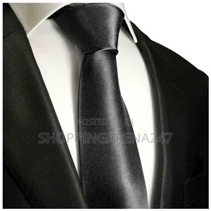 Men's Plain Silk Tie