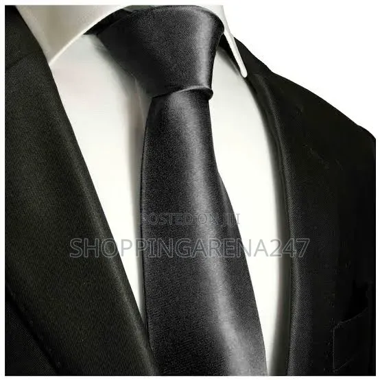 Men's Plain Silk Tie