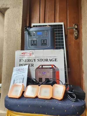 350W Solar Energy Storage Generator + 4 DC Bulbs
