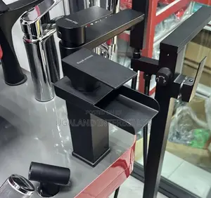 Luxury Black Waterfall Basin Tap