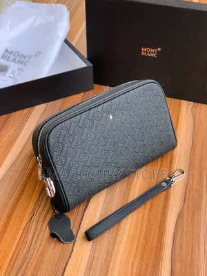 Mont Blanc/Hermes Premium Leather Luxury Men Purse– Stylish, Durable
