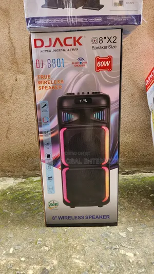 DJACK DJ-8801 8" Bluetooth Wireless Speaker _ 60W