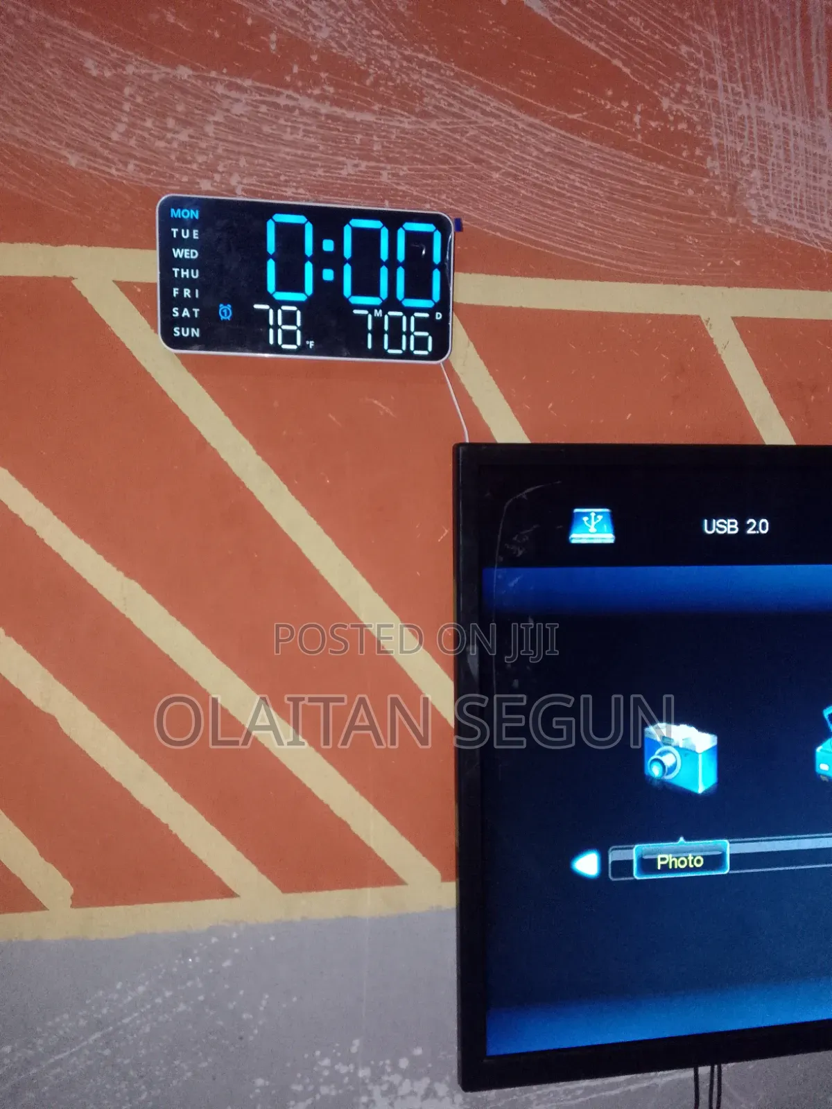 Digital Wall Clock