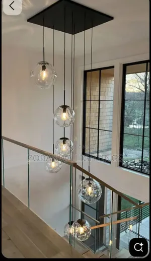 Hand Blown Clear Glass Globe Lamp Shade