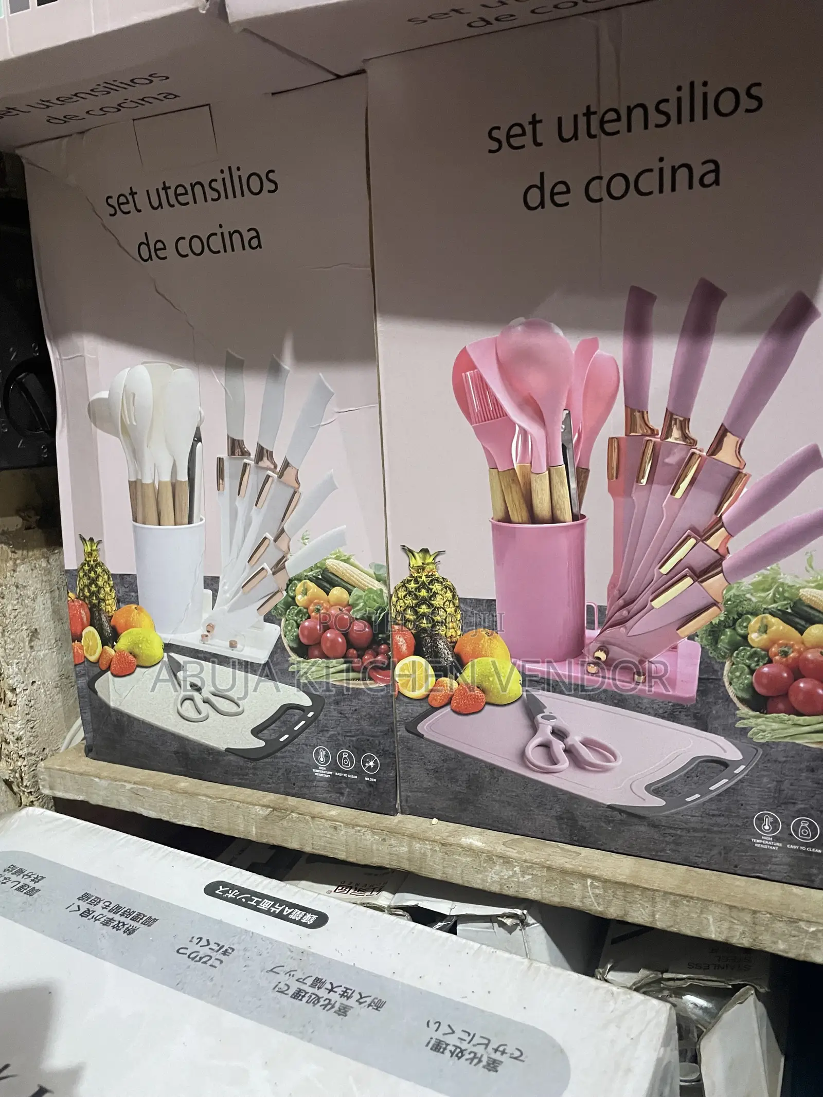 Silicone Spoon Set With Knife