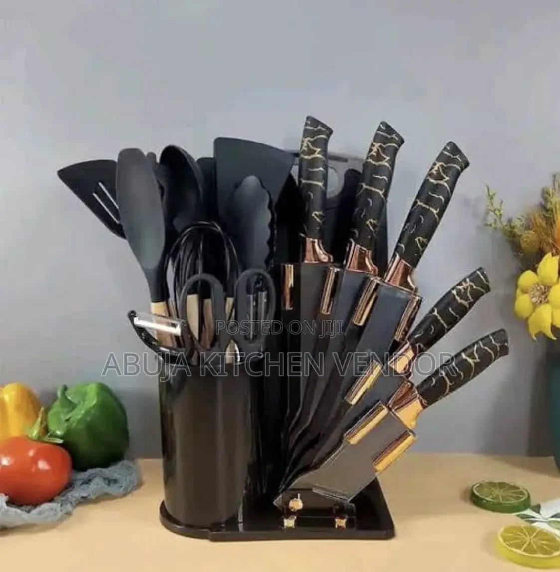 Silicone Spoon Set With Knife