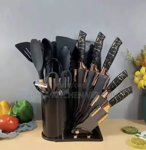 Silicone Spoon Set With Knife