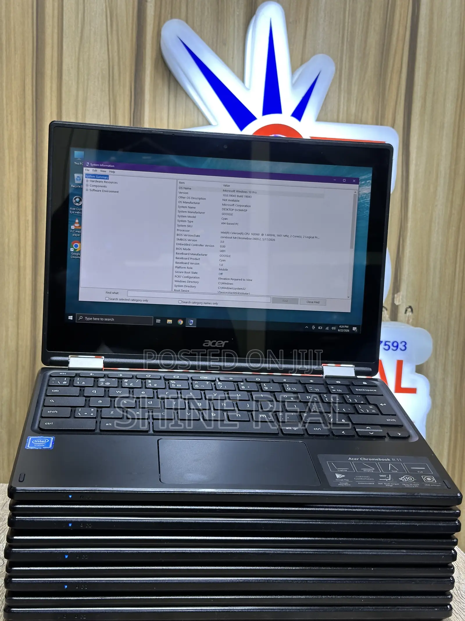 Laptop Acer Chromebook 11 4GB Intel Celeron eMMC 32GB