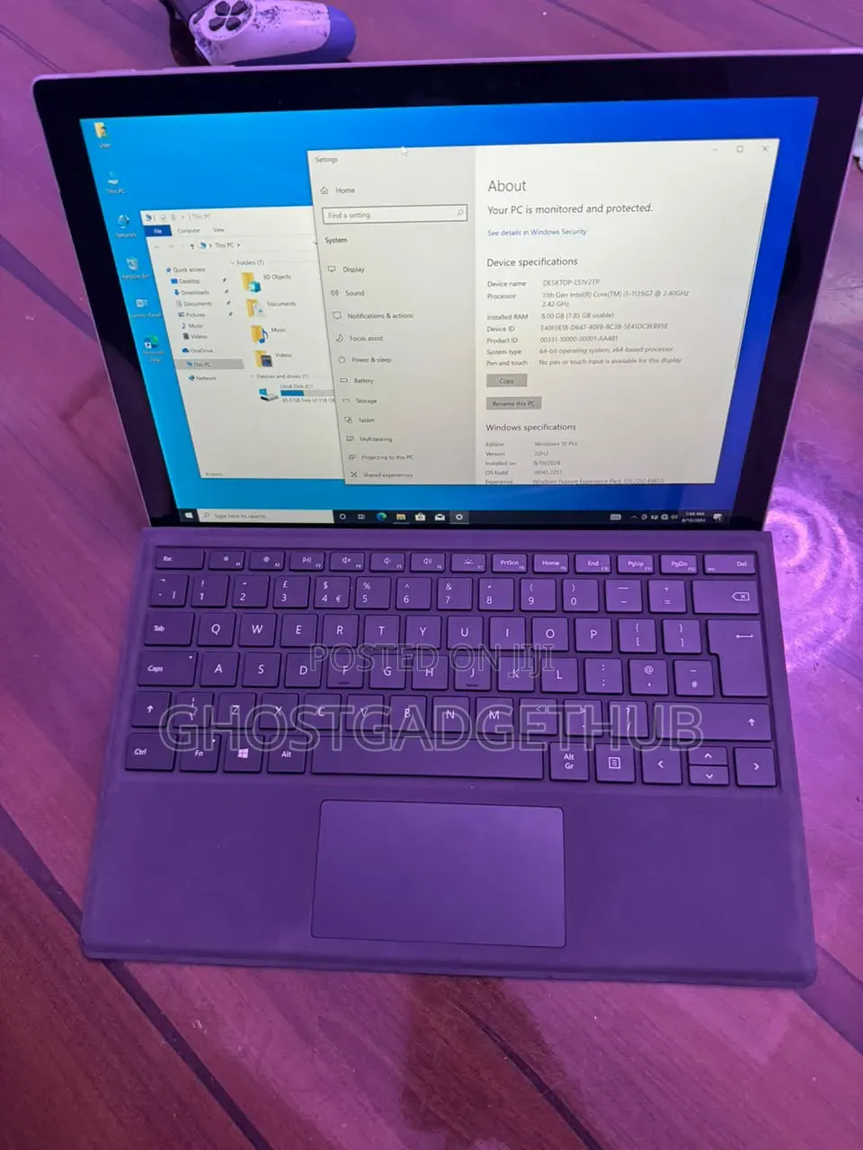 Laptop Microsoft Surface Pro 7+ 8GB Intel Core i5 SSD 256GB