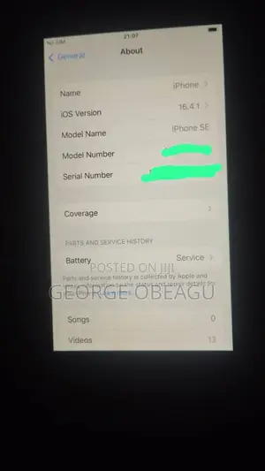 Apple iPhone SE 64 GB Black