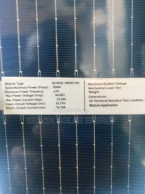 600w /48v /Solar Panel
