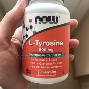 NOW Foods, L-Tyrosine, 500 Mg, 120 Capsules