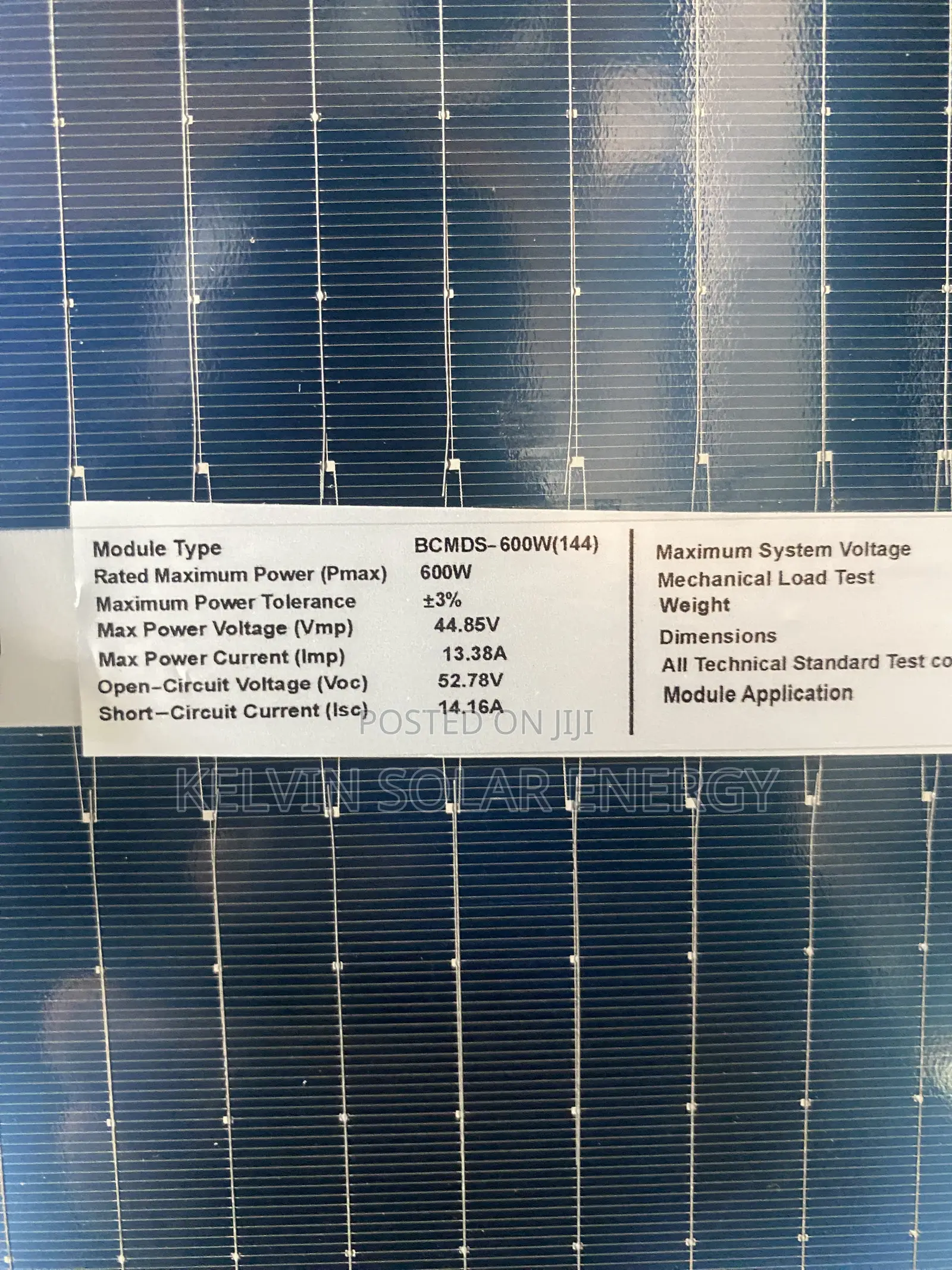600w /48v /Solar Panel