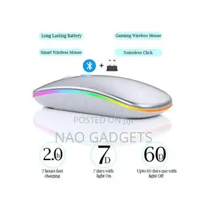 Bluetooth Dual-Mode Led Gaming Rechargeable Wireless Mouse