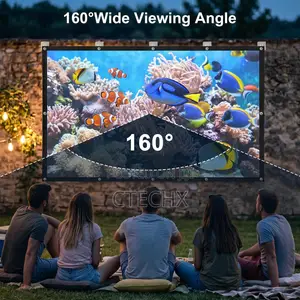 120 Inch Projector Screen , Foldable Anti-Crease, Outdoor Indoor