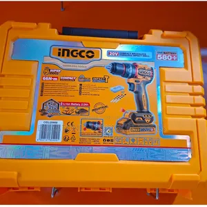 INGCO 20V Compact Brushless Cordless Impact Drill Kit-66nm