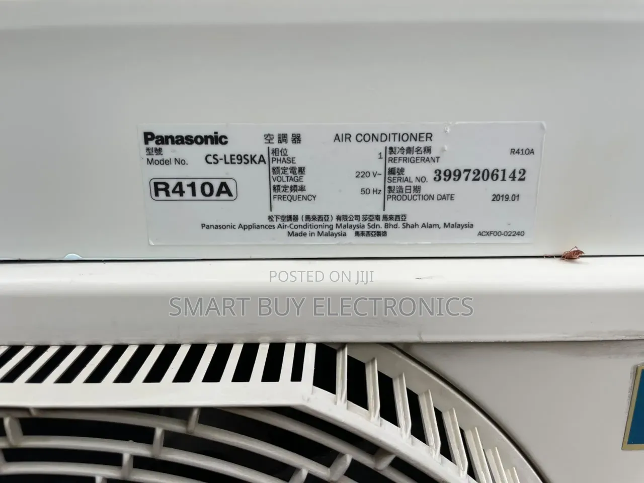 Panasonic Reverse Cycle Split Inverter System Air Conditioner