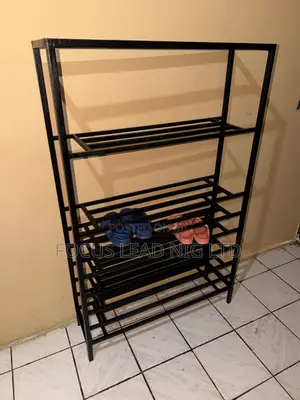 Metal Shoe Bag Rack