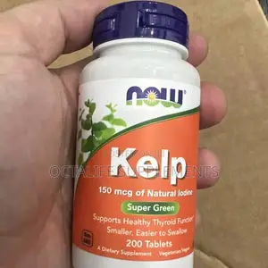 NOW Foods, Kelp, 150 McG, 200 Tablets