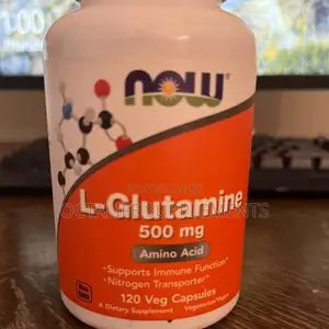 NOW Foods, L-Glutamine, 500 Mg, 120 Veg Capsules