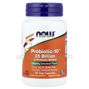 NOW Foods, Probiotic-10 25 Billion, 50 Veg Capsules
