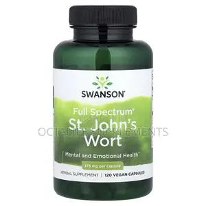 Swanson Vitamins, Full Spectrum St. John's Wort, 375mg, 120 Vegan Caps