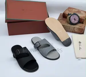 Loro Piani Leather Slipers Available in Colors 40-46