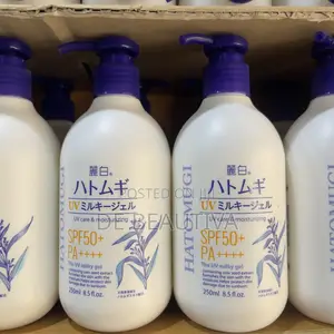 Hatomugi Uv Milky Gel Sunscreen Spf50+ 250ml