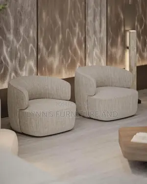 Well Padded Single Chair With Foreign Fabric and Very Good Finishing