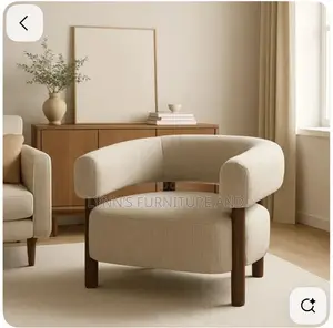 Well Padded Single Chair With Foreign Fabric and Very Good Finishing