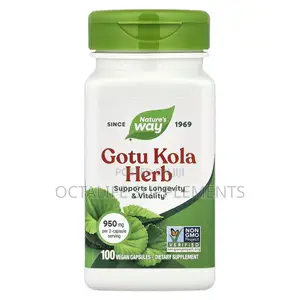 Nature's Way, Gotu Kola Herb, 100 Vegan Capsules (475 Mg Per Capsule)