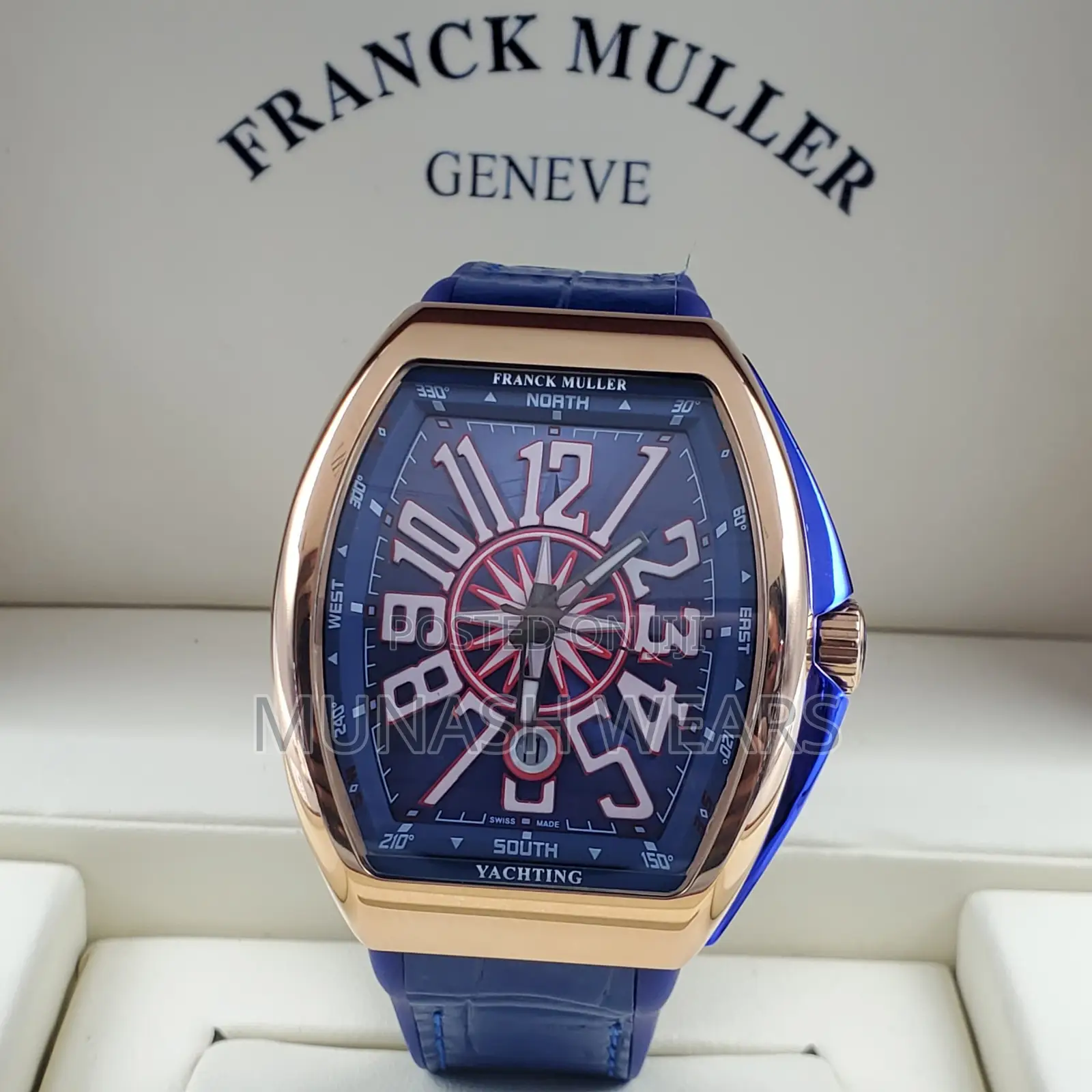 Frank Muller Geneve Leather Strap Wristwatch
