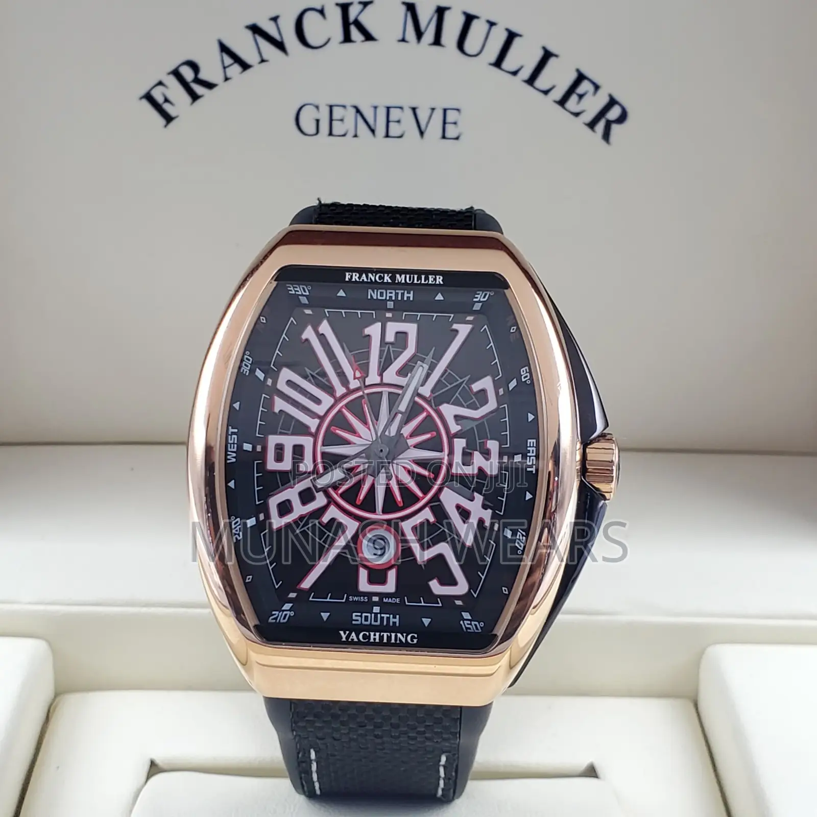 Frank Muller Geneve Leather Strap Wristwatch