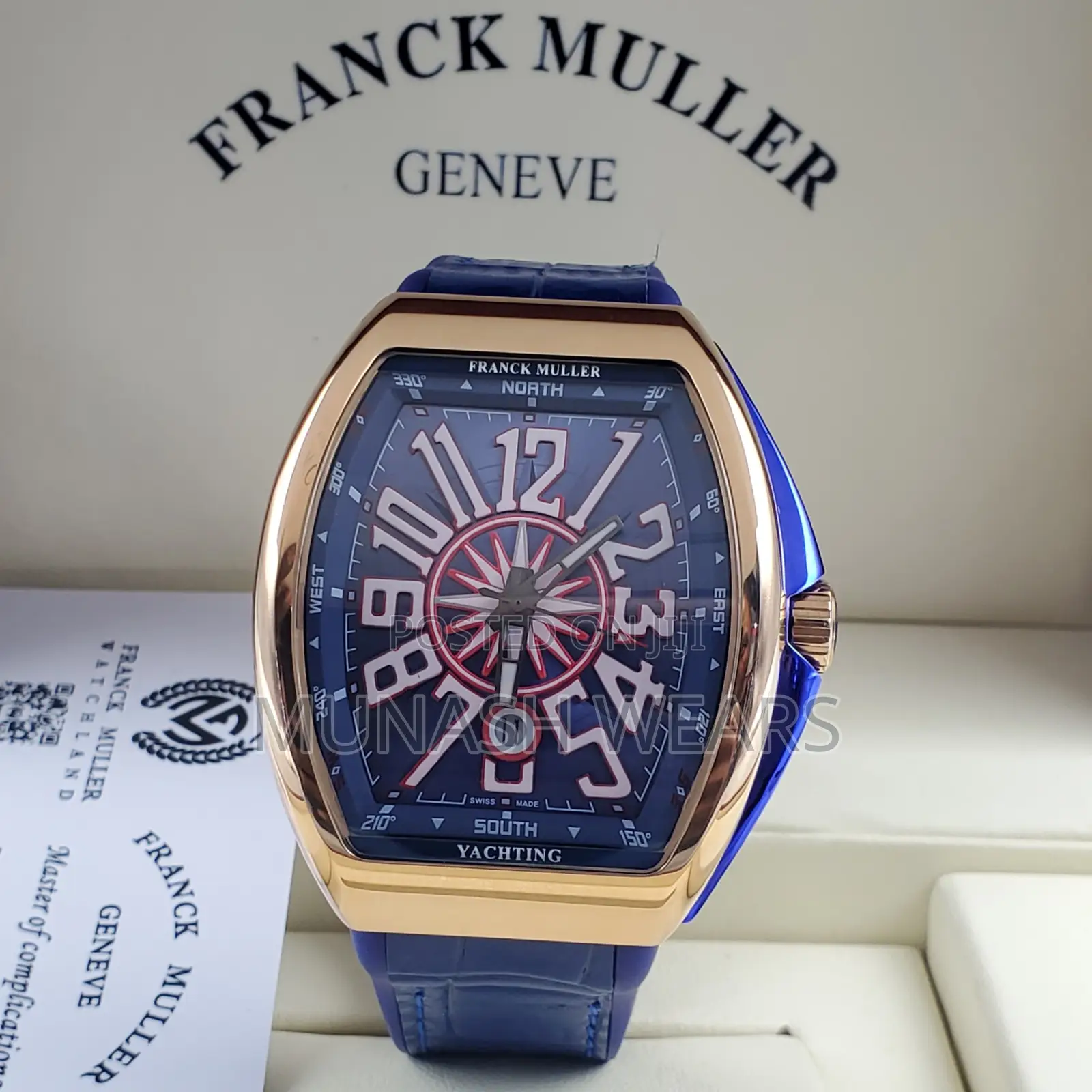 Frank Muller Geneve Leather Strap Wristwatch