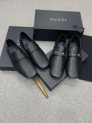 Original Gucci Leather Flat Sole Shoe 40-46 Available