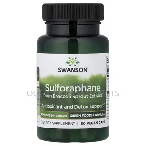 Sulforaphane From Broccoli Sprout Extract, 400 McG, 60 Vegan Caps