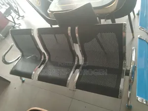 Original 3-Seater Airport Waiting Reception Chair Office Lobby Seat