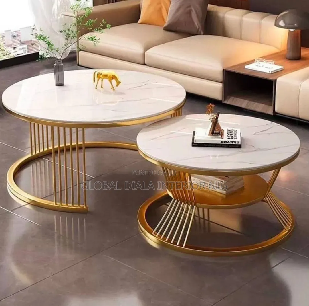 Modern 2-in-1 Nesting Coffee Table Set