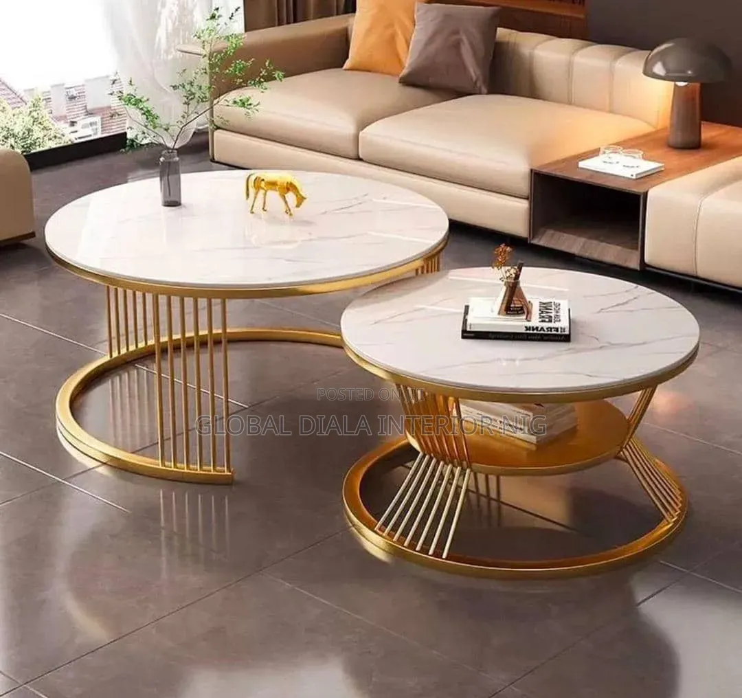 Modern 2-in-1 Nesting Coffee Table Set