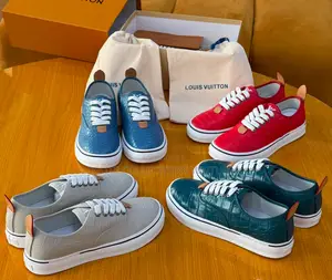 *Original Exotic Leather Louis Vuitton Combi Skate Sneakers