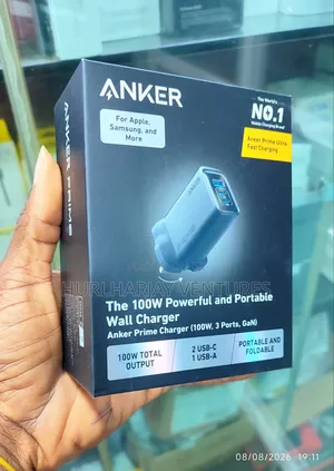 Anker Prime 100w Charger (Uk Plug)