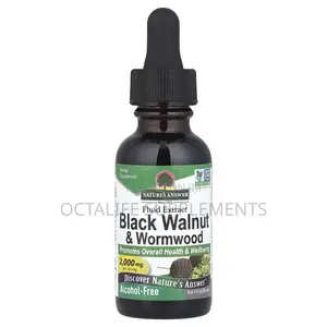 Black Walnut Wormwood, Fluid Extract, Alcohol-Free, 1 Fl Oz (30 Ml)